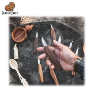 Kомплект ножове и длета за дърворезба BeaverCraft S50X, 14 бр.