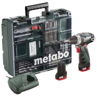 Акумулаторена винтоверт Metabo PowerMaxx BS Basic SET, 10.8 V, 2Ah (600080880)