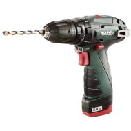 Акумулаторна бормашина Metabo PowerMaxx SB, 10.8 V, 2 Ah, 17 Nm (600385500)