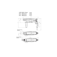 Електрически перфоратор Metabo KHE 2660 Quick Kombi, 850 W (600663500)
