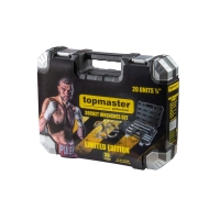 Комплект инструменти Topmaster Limited Edition, 20 бр. 1/2" (339104P)