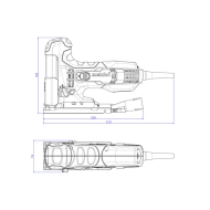 Електрически прободен трион Metabo STE 100 Quick, 710 W, 1000-3100 ход/мин (601100000)