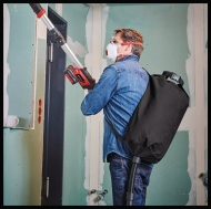 Акумулаторен шлайф за стени и тавани Einhell TE-DW 18/225 Li - Solo Power X-Change, 18 V, ф225 мм (без батерии и зарядно устройство)