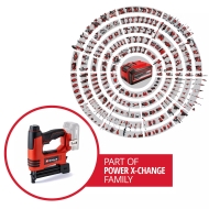 Акумулаторен такер Einhell TE-CN 18 Li - Solo, 18 V, 16-22 мм, без батерия и зарядно устройство (4257790)