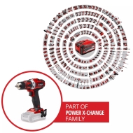 Акумулаторна бормашина Einhell TE-CD 18/40 Li – Solo, 18 V, 40 Nm, без бетерии и зарядно устройство (4513925)