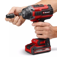 Акумулаторен ударен гайковерт Einhell IMPAXXO 18/400 Power X-Change, 18 V, 215 Nm, без батерии и зарядно устройство (4510070)