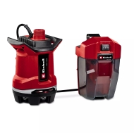 Акумулаторна потопяема дренажна помпа Einhell GE-DP 18/25 Li - Solo, 18 V, 5 м, 7500 л/ч, без батерии и зарядно устройство (4181580)