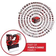 Акумулаторен такер Einhell FIXETTO 18/50 N, 18 V, 15-50 мм, без батерия и зарядно устройство (4257795)