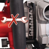 Електрически ръчен циркуляр Einhell TE-CS 165, 1200 W, ф165 мм, 5500 об/мин (4331010)