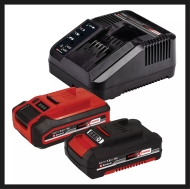 Комплект акумулаторни инструменти Einhell TC-TK 18 Li Kit Power X-Change, 18 V, 35 Nm, ф115 мм, 2 батерии (4257238)