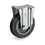 Стационарни колела на NL планка, гума Sigma Elastic/чугун Tellure Rota Серия 72GH, ф 200 мм (02725236)