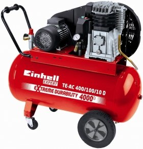 Бензинов маслен компресор EINHELL TE-AC 400/100/10 D, 2200W, 3к.с, 400л/min, 100л