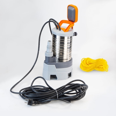 Електрическа потопяема дренажна помпа за мръсна вода Nakayama NP1100, 900 W, 8.5 м, 15500 л/ч (019954)