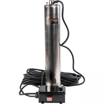 Електрическа монофазна сондажна помпа за вода Nakayama Pro NP1190, INOX, 1", 900 W, 60 м, 4500 л/ч (030621)