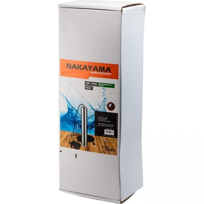 Електрическа монофазна сондажна помпа за вода Nakayama Pro NP1190, INOX, 1", 900 W, 60 м, 4500 л/ч (030621)