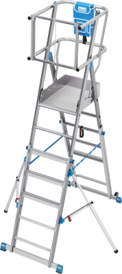 Телескопична стълба с платформа Krause SkyMatic, 1x5-9 (07832948)