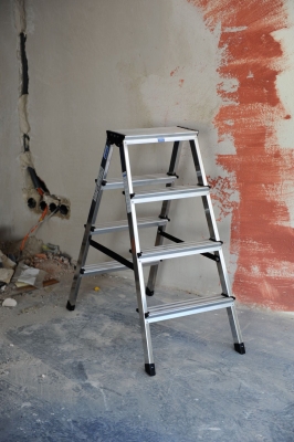 Двустранна алуминиева стълба Krause Dopplo, 2x4 (04120335)