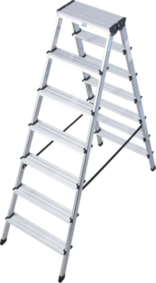 Двустранна алуминиева стълба Krause Dopplo, 2x7 (04120366)