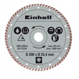 Диамантен диск за TE-TC 620 U EINHELL, ф200х25.4мм
