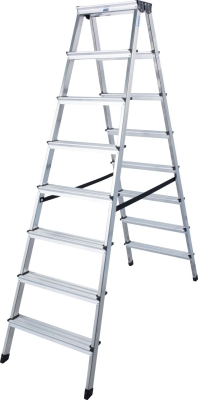 Двустранна алуминиева стълба Krause Dopplo, 2x8 (04120373)
