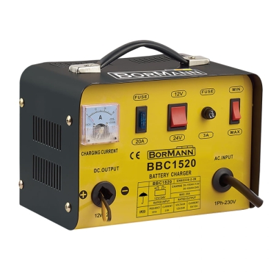 Зарядно устройство за акумулатор Bormann LITE BBC1520, 12 V / 24 V, 8/12 А, 2-150 Ah (062004)