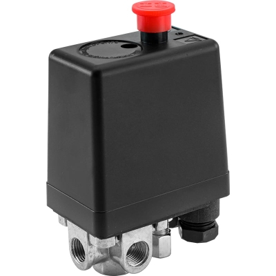 Монофазен пресостат за компресор Bormann BPS4400, 12 бара, 1/4" (013099)