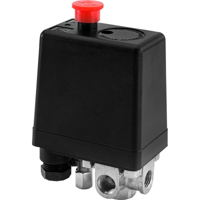 Монофазен пресостат за компресор Bormann BPS4400, 12 бара, 1/4" (013099)