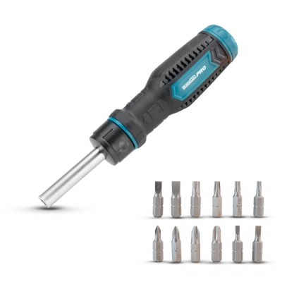 Комплект отвертка с битове Bormann Pro BHT7262, 13 части (047421)