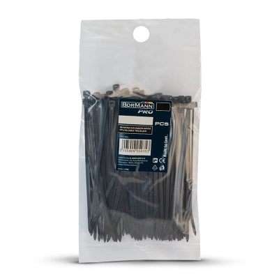 Кабелни връзки Bormann Pro BCR5074, 7.6х370 мм, 100 броя (050575)