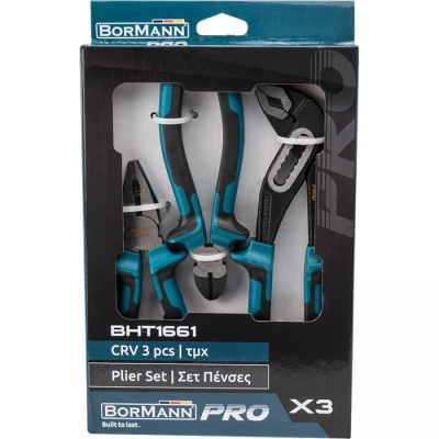 Комплект клещи Bormann Pro BHT1661, 3 броя (036562)
