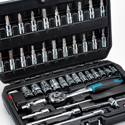 Комплект гедоре Bormann Pro BHT5100, 1/4", 46 части (024675)