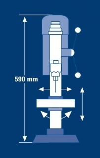 Настолна бормашина EINHELL BT-BD 501, 500W, 280-2500об/мин