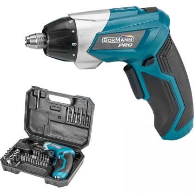 Акумулаторна отвертка Bormann Pro BBP3010, 3.6 V, 4 Nm, 44 части (036395)
