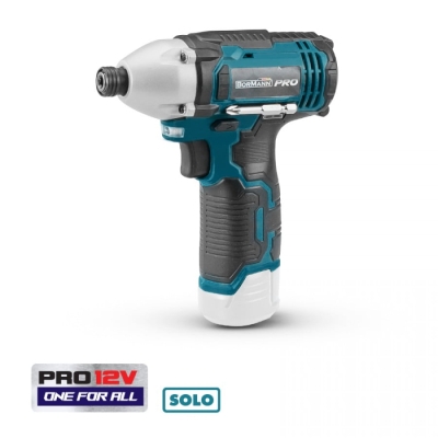 Акумулаторен ударен винтоверт Bormann Pro BBP2300, 12 V, 80 Nm, 1/4", без батерии и зарядно устройство (032816)