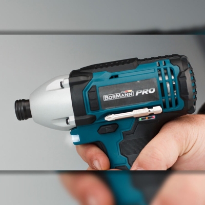Акумулаторен ударен винтоверт Bormann Pro BBP2300, 12 V, 80 Nm, 1/4", без батерии и зарядно устройство (032816)