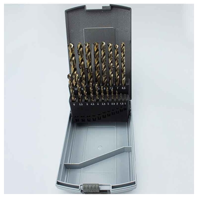 Комплект свредла Bormann Pro BHT1400, HSS-Co M35, 1-10 мм, 19 броя (028369)