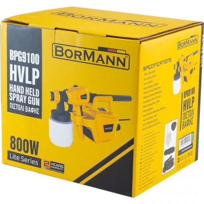 Електрически пистолет за боядисване Bormann BPG9100, 800 W, 900 мл (042532)