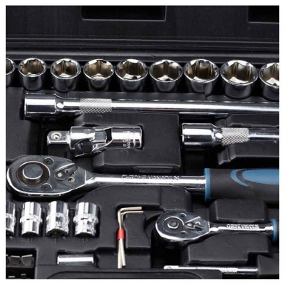 Гедоре комплект Bormann Pro BHT5150, 1/2" - 1/4", 73 части (024682)