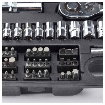 Гедоре комплект Bormann Pro BHT5150, 1/2" - 1/4", 73 части (024682)