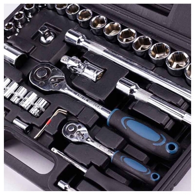 Гедоре комплект Bormann Pro BHT5150, 1/2" - 1/4", 73 части (024682)
