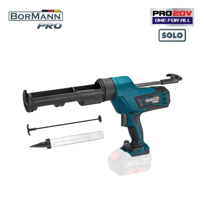 Акумулаторен пистолет за силикон Bormann BBP3610, 20 V, 2 Ah, 600 мл, 4500 N (036340 033059 032977)