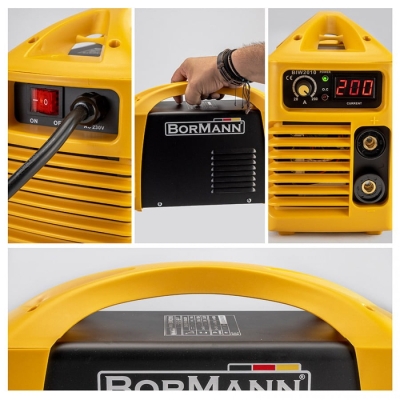 Електрически инверторен електрожен Bormann BIW2010, 230V, 200 А (060437)