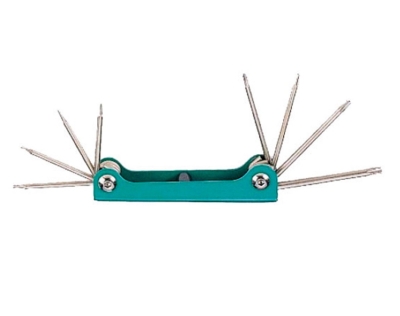 Комплект шестограми Force, Torx, Т5H-T20H, 8 бр. (JN66068)