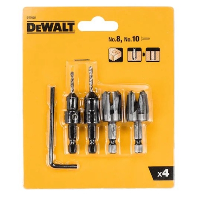 Комплект свредла за дърво с фрезенк DeWALT DT7620-QZ, 4 бр.