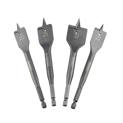 Комплект плоски свредла за дърво DeWALT DT4797-QZ, 20 - 32 мм, 4 бр.