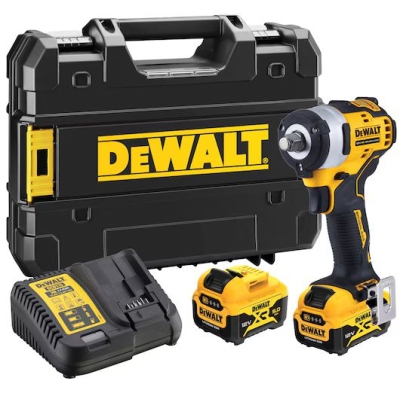 Акумулаторен ударен гайковерт DeWALT DCF901P2-QW, 12 V, 340 Nm, 1/2", 2х5 Аh