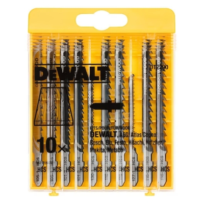 Комплект ножове за прободен трион DeWALT DT2290-QZ, 10 бр.