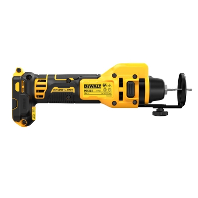 Акумулаторна фреза за гипсокартон DeWALT DCE555N, 18 V, 1/4" и 1/8", без батерии и зарядно устройство
