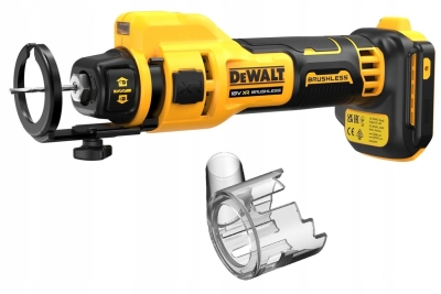 Акумулаторна фреза за гипсокартон DeWALT DCE555N, 18 V, 1/4" и 1/8", без батерии и зарядно устройство