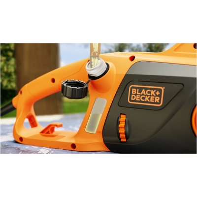 Електрически верижен трион Black&Decker BECS1835, 1800 W, 35 cм